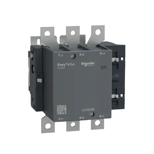 LC1E250M5,250A 3P 220V AC CONTACTOR-SCHNEIDER