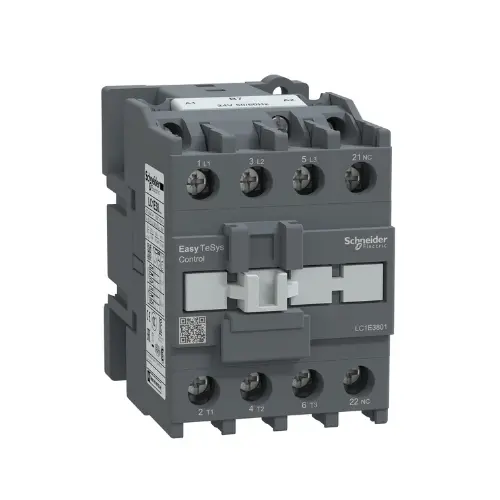 LC1E3801M7,38A 1NC 3P 220V AC CONTACTOR-SCHNEIDER