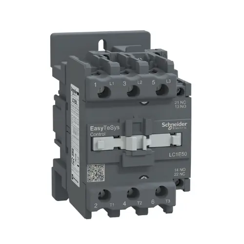LC1E50M7,50A 1NO+1NC 3P 220V AC CONTACTOR-SCHNEIDER