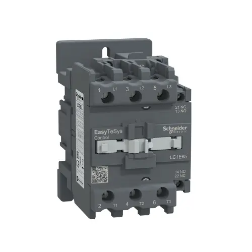 LC1E65F7,65A 1NO+1NC 3P 110V AC CONTACTOR-SCHNEIDER