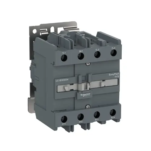 LC1E80004M5WB,110A AC-1 4NO 4P 220V AC CONTACTOR-SCHNEIDER