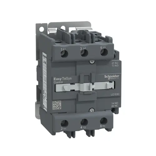 LC1E80M7,80A 1NO+1NC 3P 220V AC CONTACTOR-SCHNEIDER