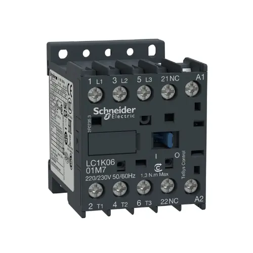 LC1K0601B7,6A 1NC 24V AC COIL CONTACTOR