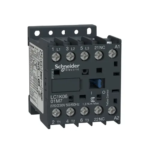 LC1K0901M7,9A 1NC 3P 220V AC CONTACTOR-SCHNEIDER