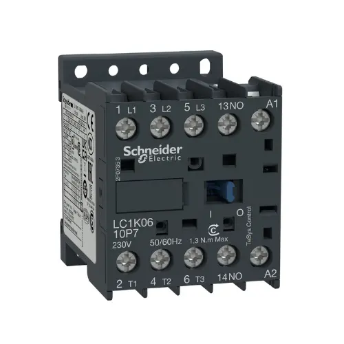 LC1K0910M7,9A 1NO 3P 220V AC CONTACTOR-SCHNEIDER