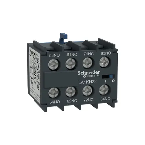 LA1KN04,4NC ADD ON BLOCK FOR LC1K CONTACTOR-SCHNEIDER