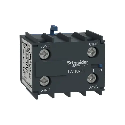 LA1KN11,1NO+1NC ADD ON BLOCK FOR K SERIES-SCHNEIDER