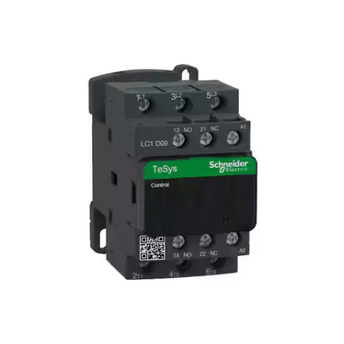 LC1D0910M7,9A 230V AC 3 POLE CONTACTOR-SCHNEIDER