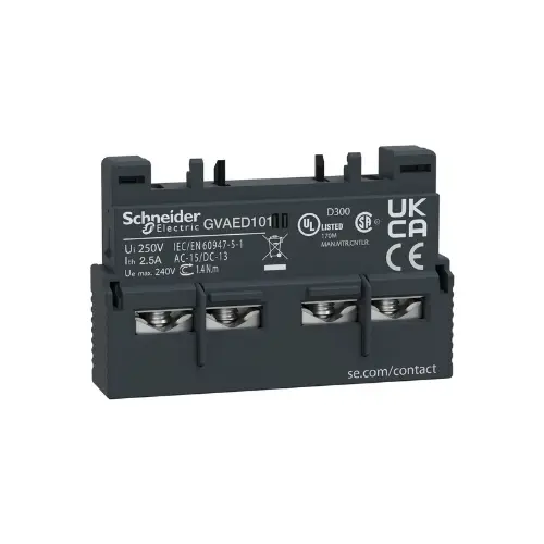 GVAED101,ADD ON BLOCK 1NO+1NC FOR GV3P/GV3L MPCB-SCHNEIDER