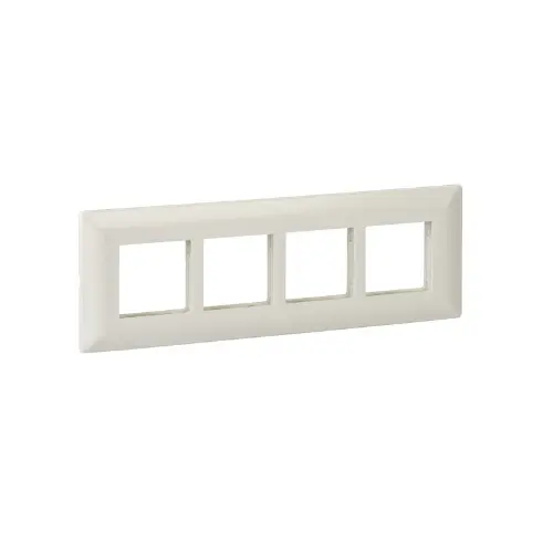 P0708,8M GRID & COVER FRAME WHITE-SCHNEIDER
