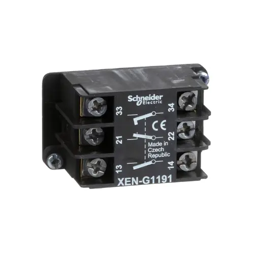 XENG1191,SPRING RETURN BLOCK 1 NC-SCHNEIDER