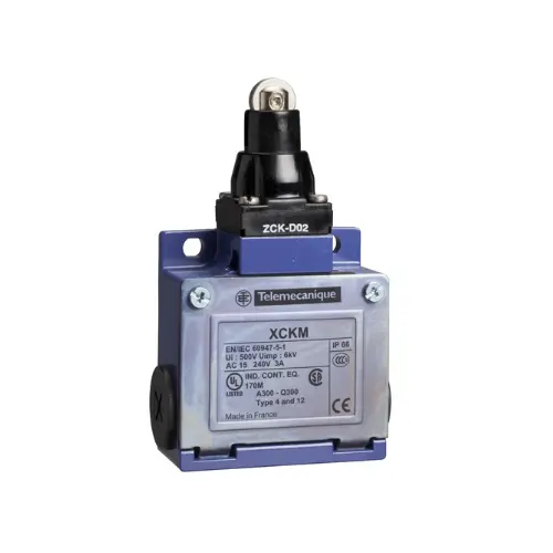 XCKM102LC,LIMIT SWITCH XCKM Steel Roller Plunger 1NC+1NO Snap Action