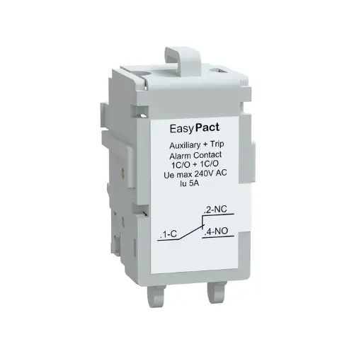 LV500604,AUXILIARY 1CO+TRIP ALARM 1C/O FOR CVS800N/100N/1250N-SCHNEIDER