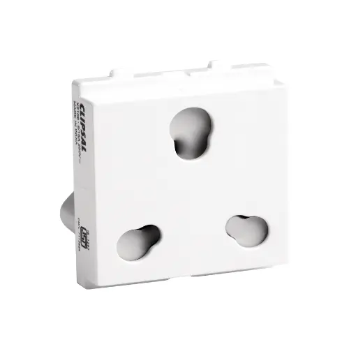 X2106WH,6A/16A 3 PIN SOCKET WITH SHUTTER WHITE-SCHNEIDER