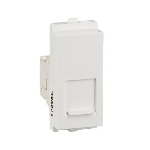 X4045WH,RJ45 DATA OUTLET WITH SHUTTER WHITE-SCHNEIDER