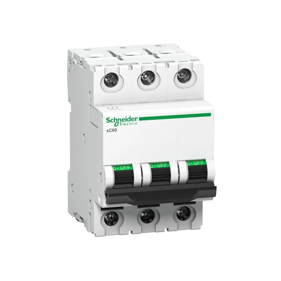 A9N3P20D,20A TP 10KA D CURVE MCB-SCHNEIDER
