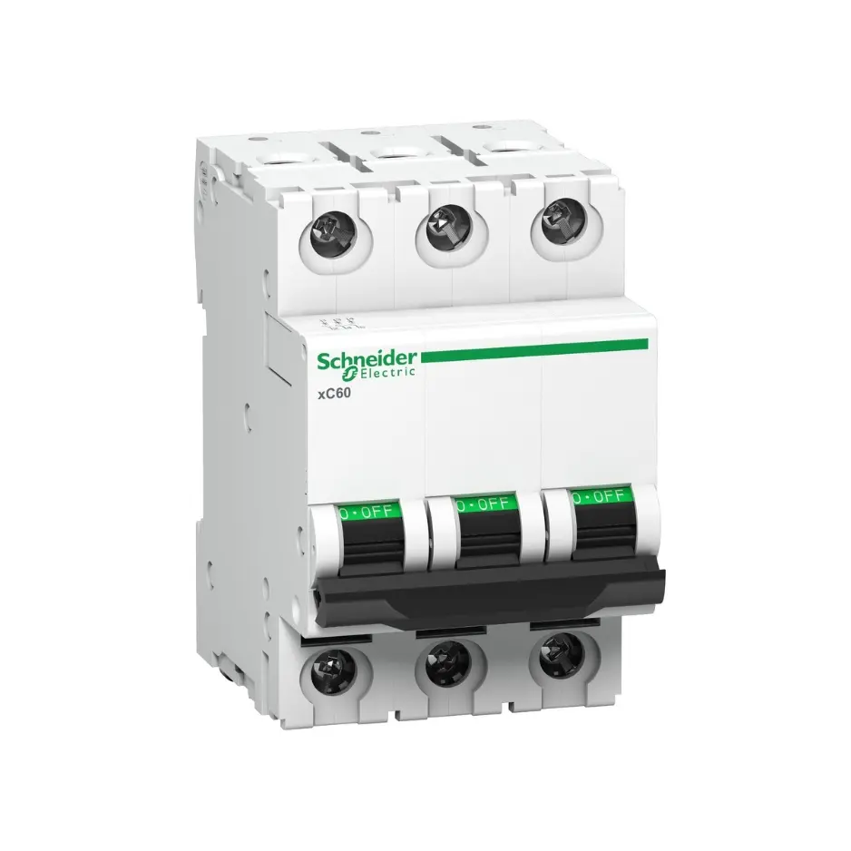 A9N3P25D,25A 3P 10KA D CURVE MCB-SCHNEIDER