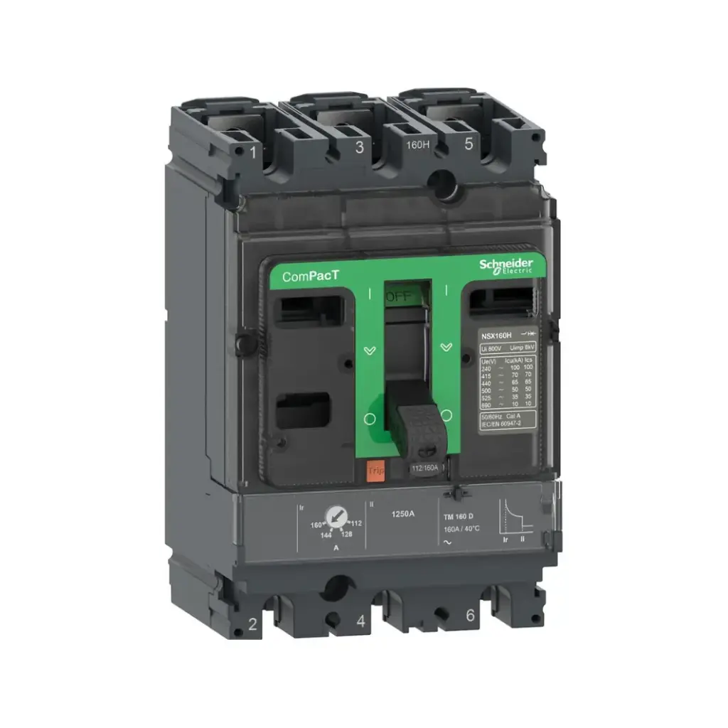 C16B3TM125,125A 3P 25KA NSX160B MCCB-SCHNEIDER