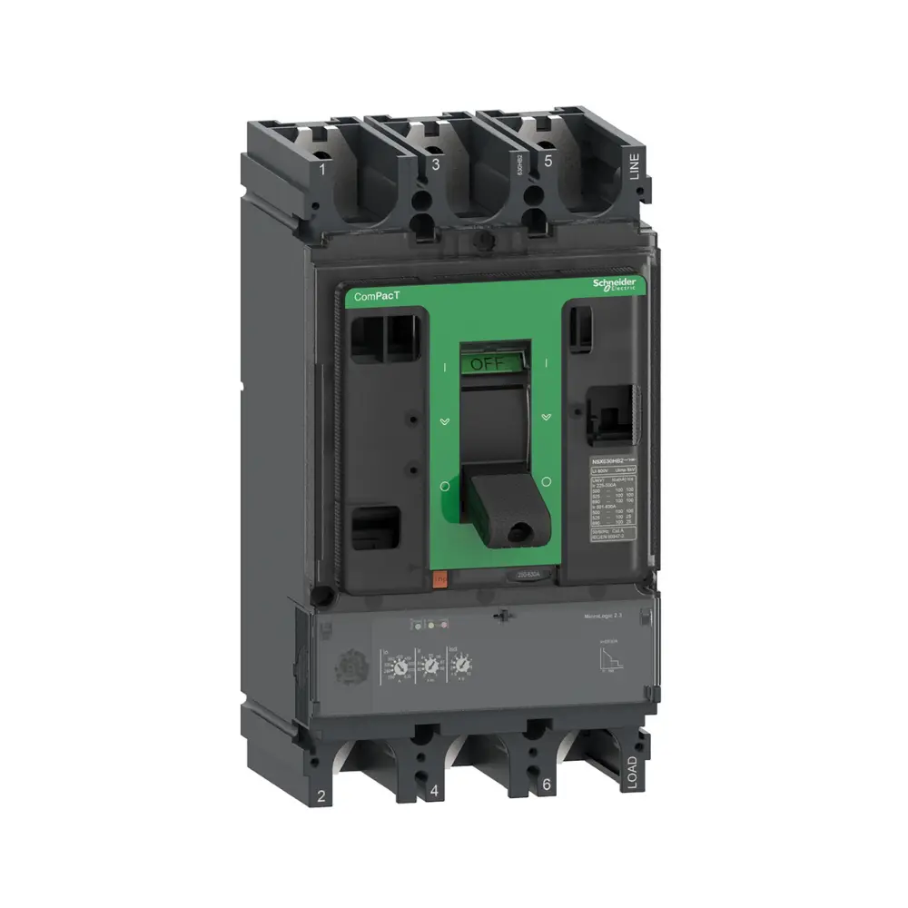 C63N32D630,630A 3P 50KA NSX630N MCCB-SCHNEIDER