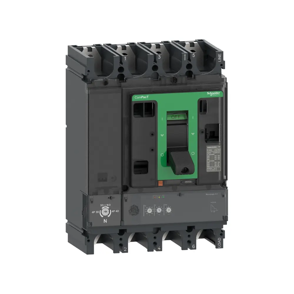 C63N42D630,630A 4P 50KA NSX630N MCCB-SCHNEIDER