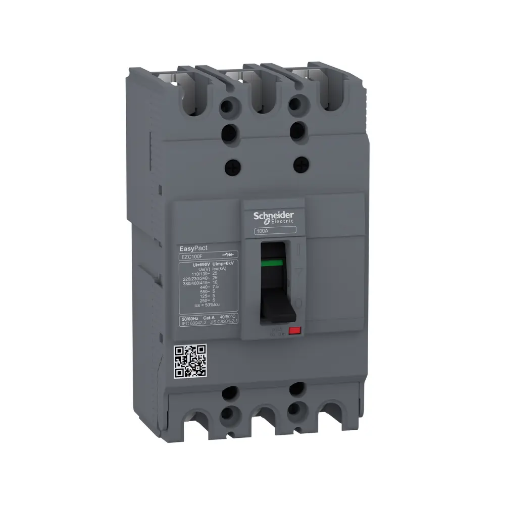 EZC100F3063,63A 3P 10 KA MCCB-SCHNEIDER