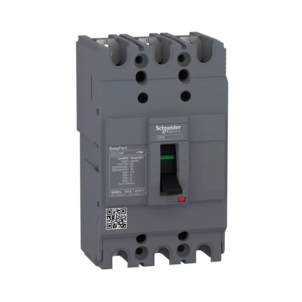 EZC100F3080,80A 3P 10 KA MCCB-SCHNEIDER