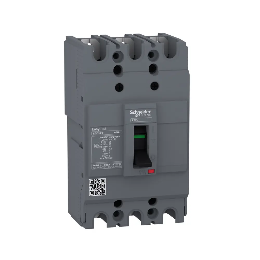 EZC100H3100,100A 3P 30KA MCCB-SCHNEIDER