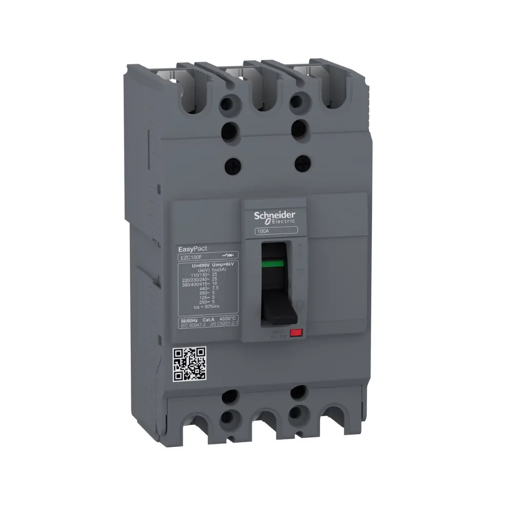 EZC100N3100,100A 3P 15KA EZC MCCB-SCHNEIDER