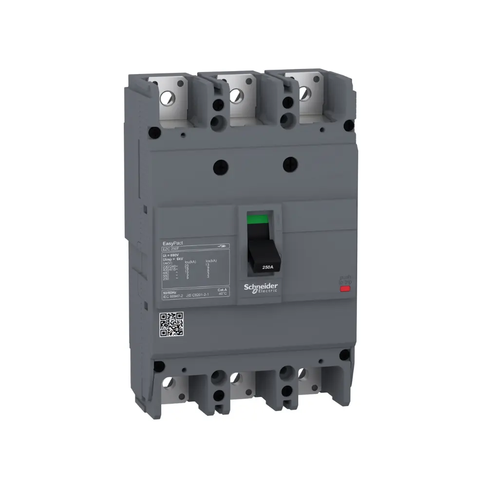 EZC250F3125,125A 3P 10KA MCCB-SCHNEIDER