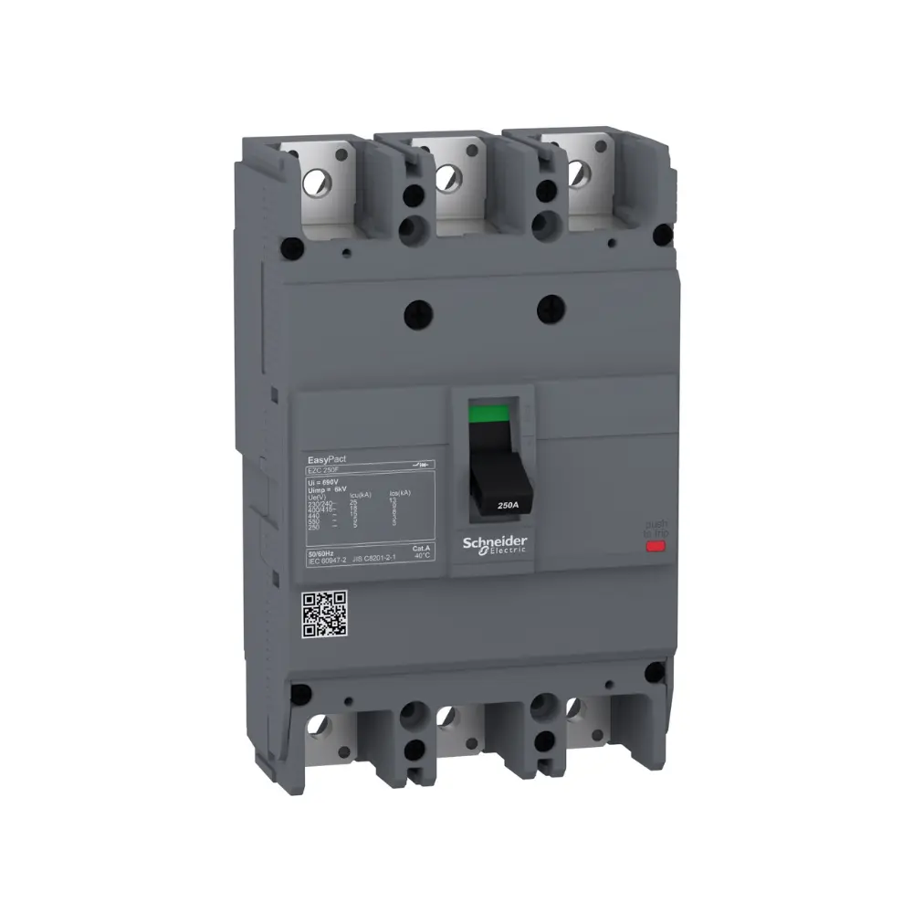 EZC250H3125,125A 3P 36KA MCCB-SCHNEIDER