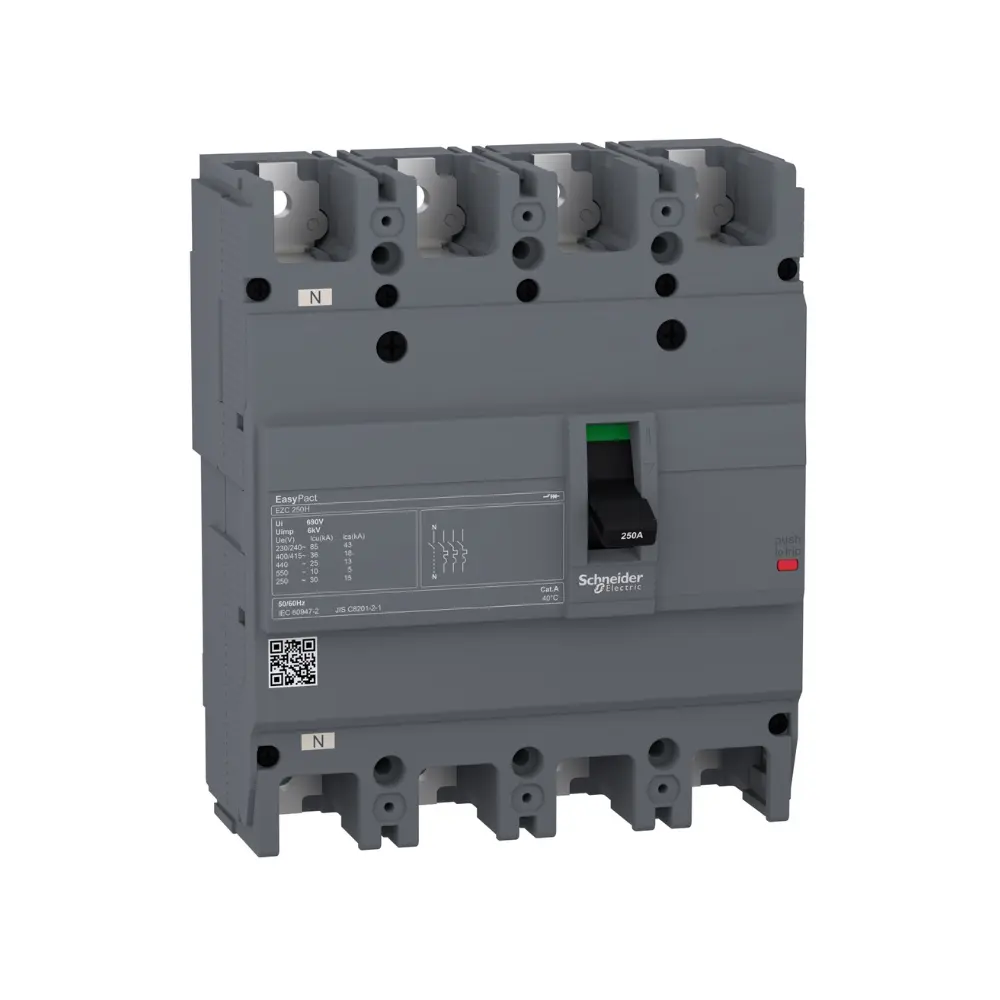 EZC250H4160,160A 4P 36KA MCCB-SCHNEIDER