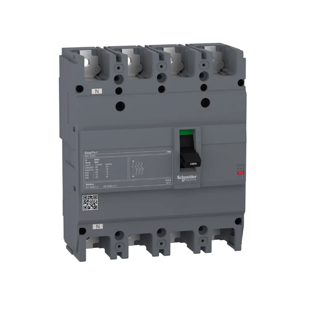 EZC250H4200,200A 4P 36KA EZC250 MCCB-SCHNEIDER