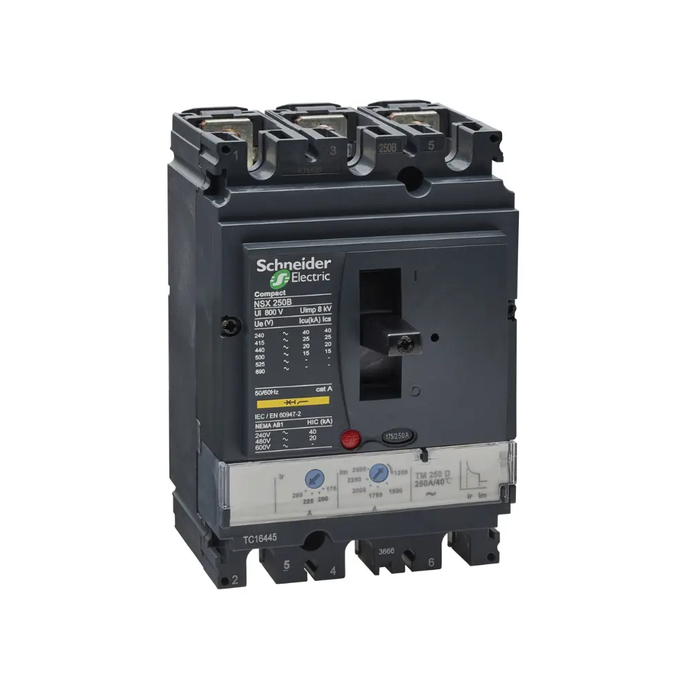 LV431110,250A 3P 25KA MCCB-SCHNEIDER