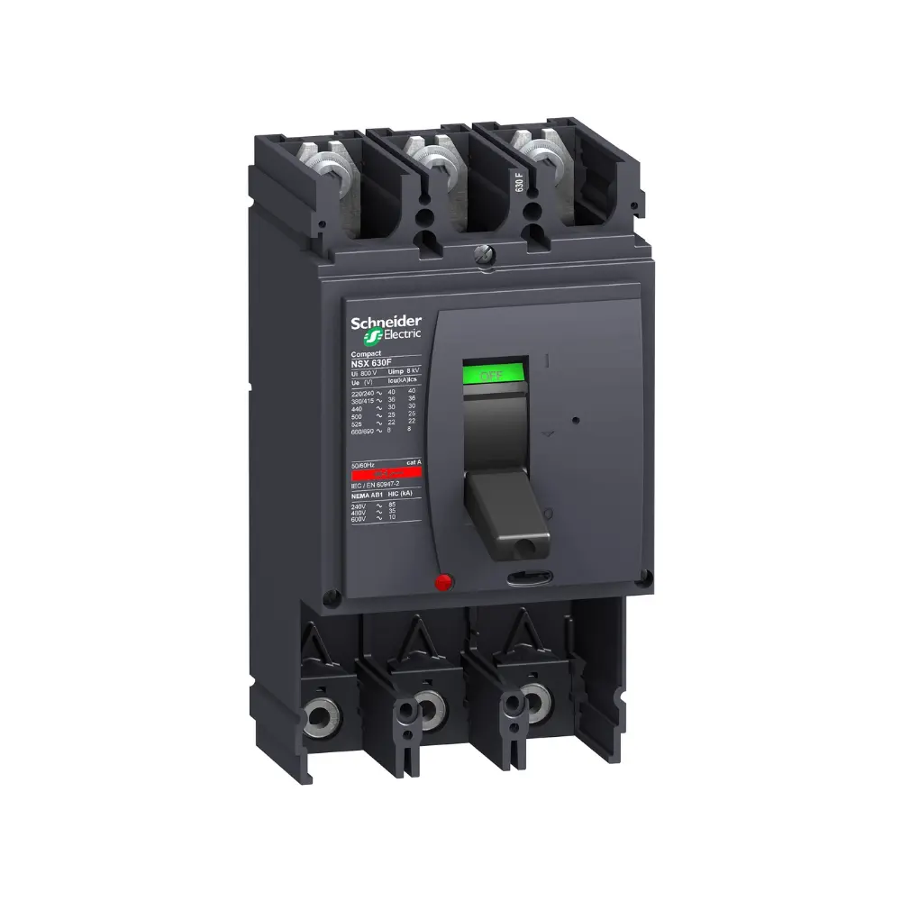 LV432803X63A630,NSX630N 630A 3P MIC6.3A MCCB-SCHNEIDER