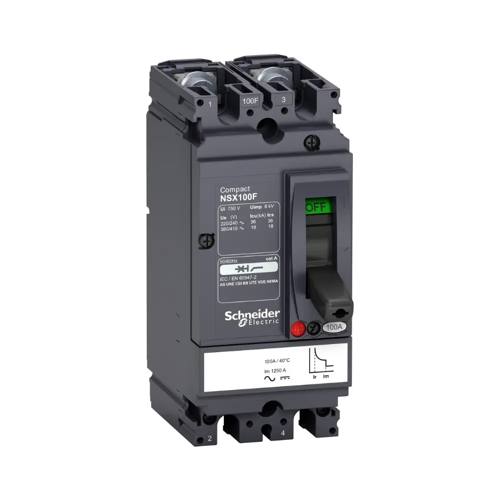 LV438598,63A 2P 18KA MCCB-SCHNEIDER