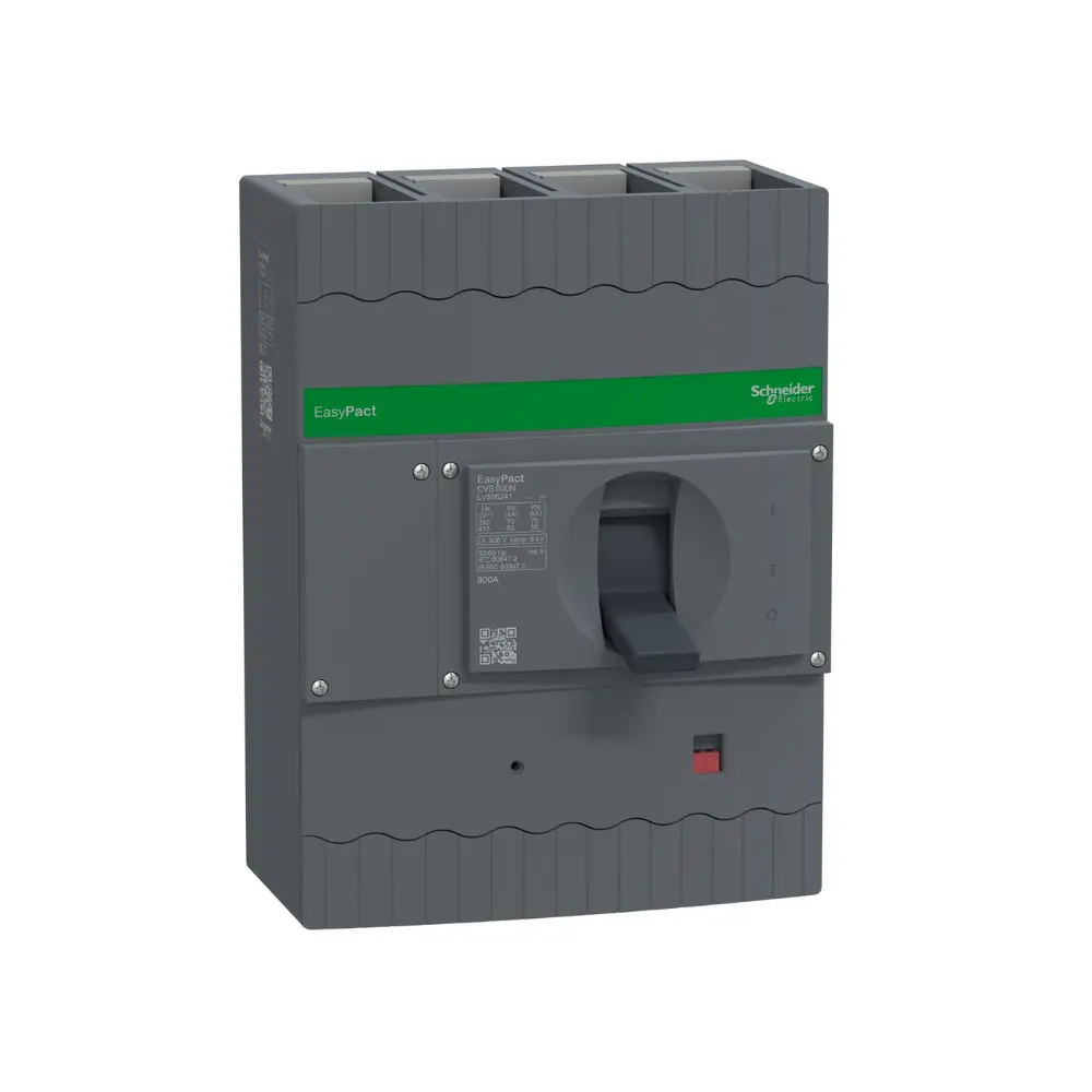 LV508242,800A 4P 50KA CVS800N ETS 6 MCCB-SCHNEIDER