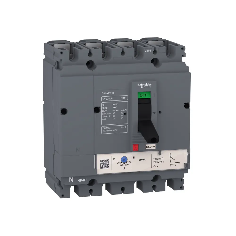 LV510315,63A 4P 25KA MCCB-SCHNEIDER