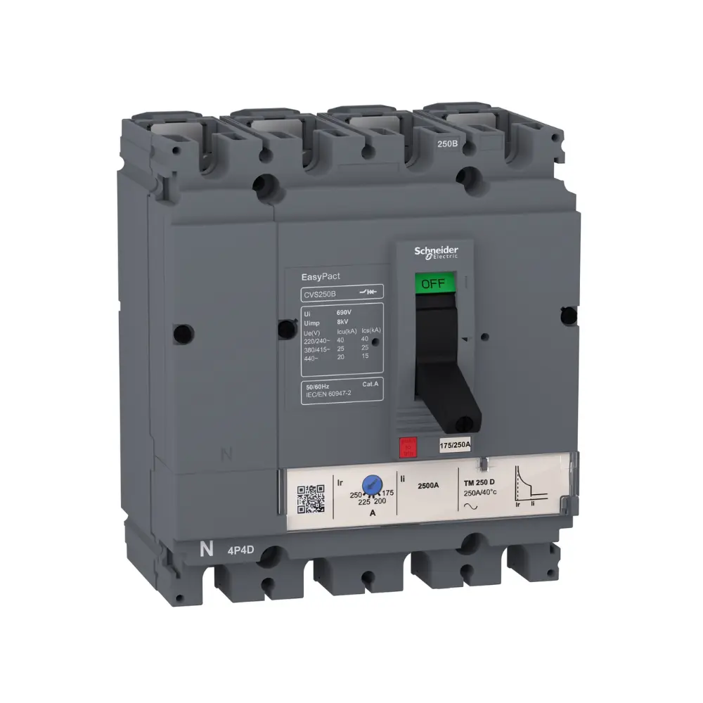 LV510343,40A 4P 36KA MCCB-SCHNEIDER