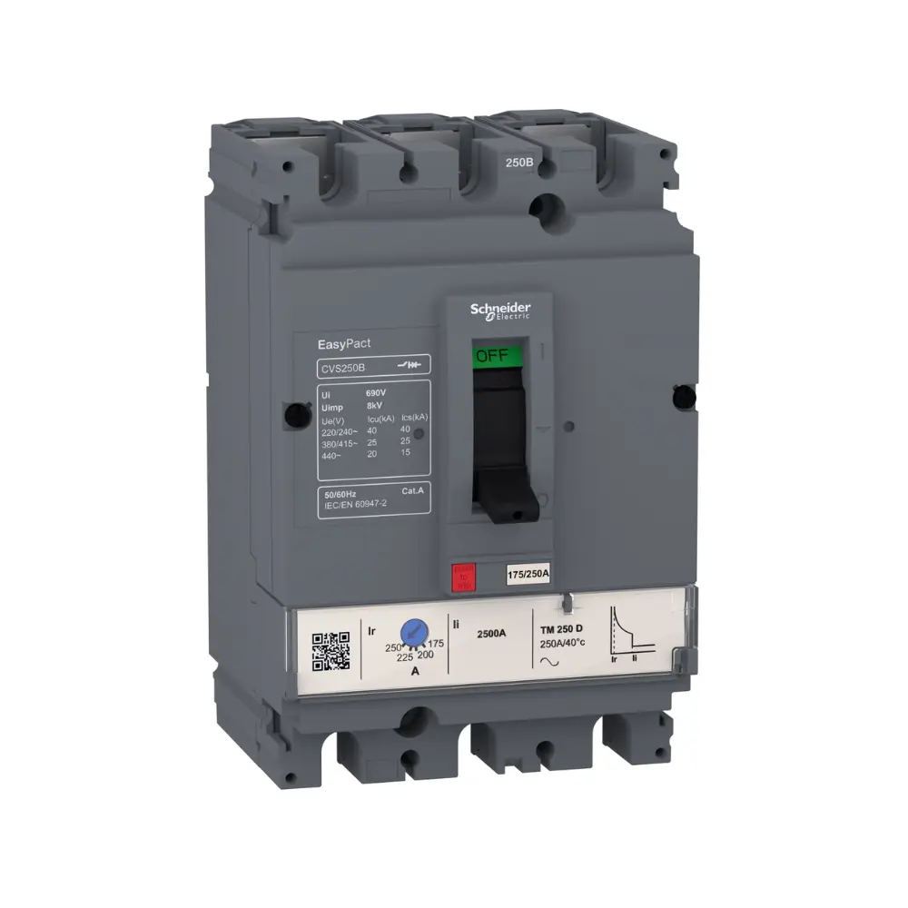 LV525303,250A 3P 25KA MCCB-SCHNEIDER