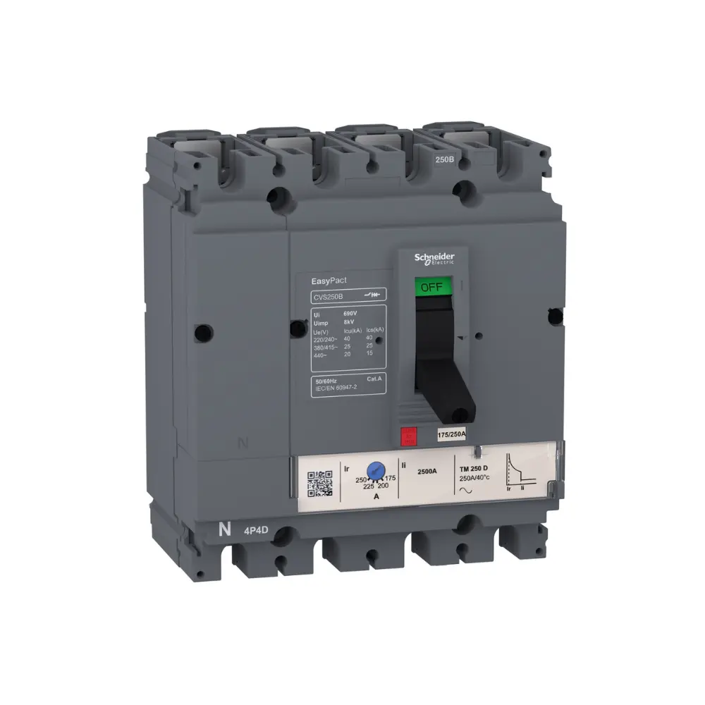 LV525313,250A 4P 25KA MCCB-SCHNEIDER