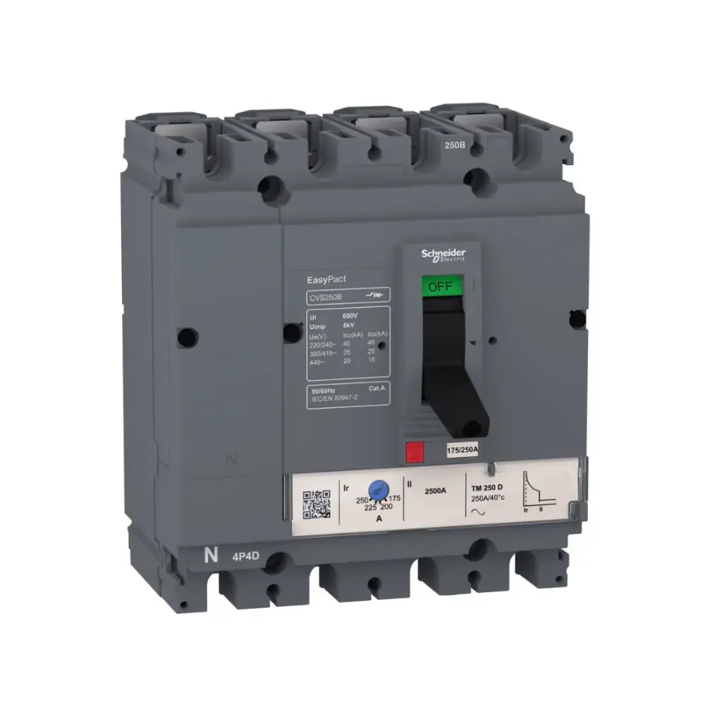 LV525343,250A 4P 36KA MCCB-SCHNEIDER