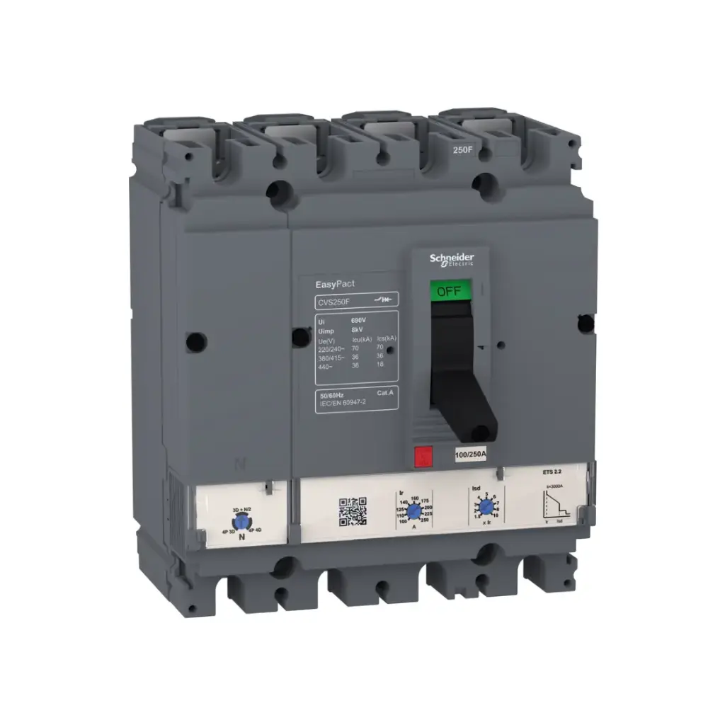 LV525509,250A 4P 36KA ETS 2.2 CVS MCCB-SCHNEIDER