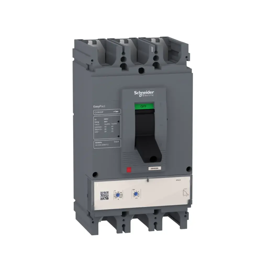 LV563505,630A 3P 36KA MCCB WITH ETS-SCHNEIDER