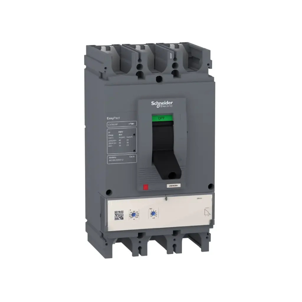 LV563510,630A TP 50KA CVS MCCB WITH ETU-SCHNEIDER