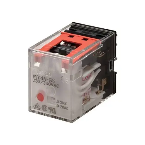 MY4N-GS AC220/240 BY OMZ,240 VAC RELAY COIL WITH 4 C/O-OMRON
