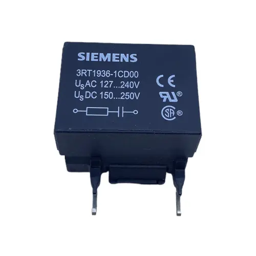 3RT1936-1CD00,127-240V AC,150-250V DC SURGE SUPPRESSOR RC ELEMENT FOR 3RT1 S2 CONTACTOR-SIEMENS-(3RT2936-1CD00)