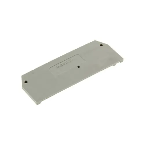 281-324,4SQMM END & INTERMEDIATE PLATE FOR SHIELD AND EX TERMINAL GREY COLOUR-WAGO