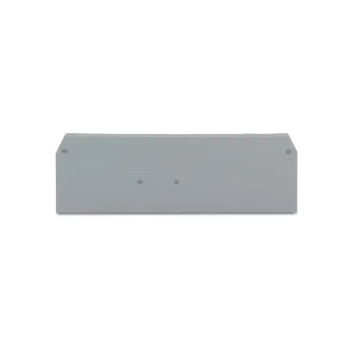 280-314,2.5SQMM END & INTERMEDIATE PLATE FOR DOUBLE DECKER GREY COLOUR-WAGO