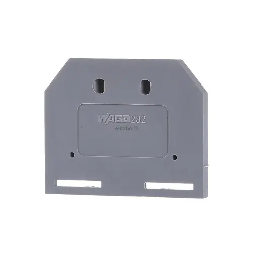 282-301,6SQMM END & INTERMEDIATE PLATE 4MM THICKNESS GREY COLOUR-WAGO
