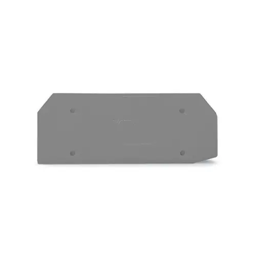 282-314,6SQMM END & INTERMEDIATE PLATE 4MM THICKNESS GREY COLOUR-WAGO